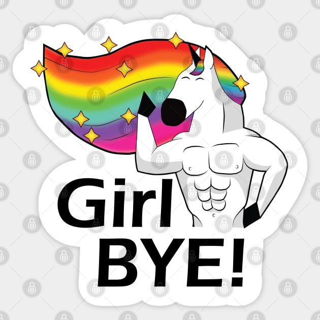 Girl BYE! Sticker by BoonieDunes